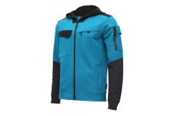 Sweat-shirt élastique BEELITZ bleu océan/noir XL (54)