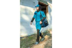 BEELITZ elastic trausers ocean blue/black M (50)