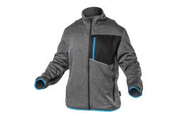 NISTER Funktions-Sweatshirt grau meliert/blau M (50)