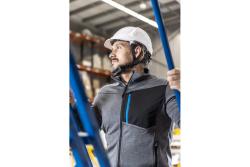 NISTER technical sweatshirt gray melange/blue M (50)