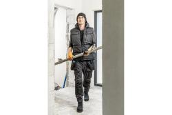 BORGER Insulated vest with hood black 3XL (58)