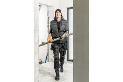BORGER Insulated vest with hood black S (48)