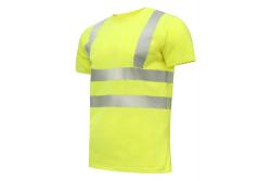 JURAL II High-visibility polycotton T-shirt Yellow L (52)