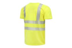 JURAL II High-visibility polycotton T-shirt yellow S (48)