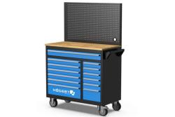 Workshop cabinet with wall panel