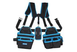 Work belt with shoulder straps