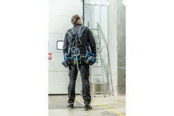 Work belt with shoulder straps