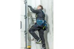 Work belt with shoulder straps