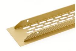 Grate W60 short, rounded, 60 x 245, gold