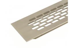Grate W60 short, rounded, 60 x 245, light anthracite