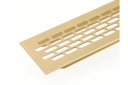 Grille W60, rounded, 60 x 484, gold