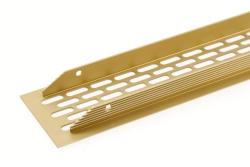Grille W60, rounded, 60 x 484, gold