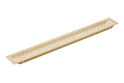 Grille W60, rounded, 60 x 484, gold