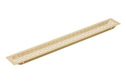 Grille W60, rounded, 60 x 484, gold