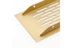 Grate W80, rounded vent, 80 x 480, gold