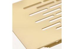 Grate W80, rounded vent, 80 x 480, gold