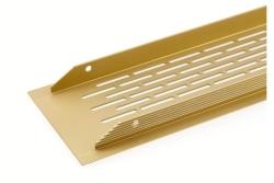 Grate W80, rounded vent, 80 x 480, gold
