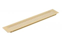 Grate W80, rounded vent, 80 x 480, gold