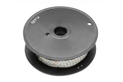 Flash Tape 2835MW, 600 LED cool white, 7,6W/m, without gel 8mm, Roll 50m, 12V