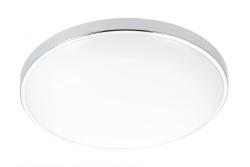 LED luminaire ATOLL, 32 W, 2560 lm, 4000K, AC180-250V, IP54, Ø400 mm, chrome