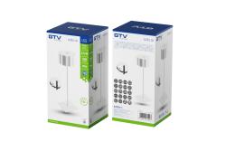 LED rechargeable table lamp AZELIA, 2.5 W, 200 lm, 5 V, 4000 K, 4000 mAh, dimmable, white