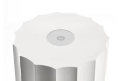 LED rechargeable table lamp AZELIA, 2.5 W, 200 lm, 5 V, 4000 K, 4000 mAh, dimmable, white