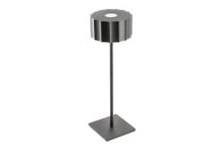 LED rechargeable table lamp AZELIA, 2.5 W, 200 lm, 5 V, 4000 K, 4000 mAh, dimmable, black