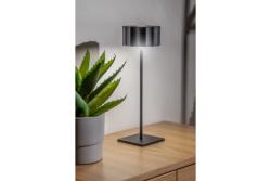 LED rechargeable table lamp AZELIA, 2.5 W, 200 lm, 5 V, 4000 K, 4000 mAh, dimmable, black