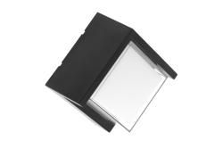 LED facade luminaire CANTI II, 12 W, 1000 lm, IP65, 4000K, black