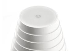 LED rechargeable table lamp FIZZI, 2.5 W, 200 lm, 5 V, 4000 K, 4000 mAh, dimmable, white