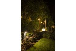 LED garden luminaire LONDON, 10 W, 720 lm, IP54, 4000K, post 580 mm, black