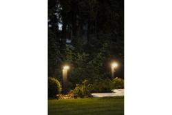 LED garden luminaire LONDON, 10 W, 720 lm, IP54, 4000K, post 580 mm, black