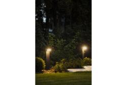LED garden luminaire LONDON, 10 W, 720 lm, IP54, 4000K, post 580 mm, black