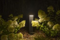 LED garden luminaire LONDON, 10 W, 720 lm, IP54, 4000K, post 580 mm, black