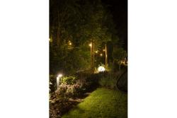 LED garden luminaire LONDON, 10 W, 720 lm, IP54, 4000K, post 580 mm, black