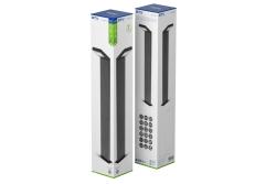 LED garden luminaire LONDON, 10 W, 720 lm, IP54, 4000K, post 780 mm, black