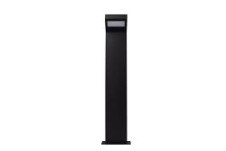 LED garden luminaire LONDON, 10 W, 720 lm, IP54, 4000K, post 780 mm, black