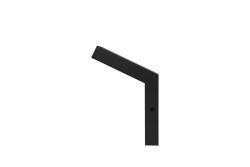 LED facade luminaire LONDON, 10 W, 720 lm, IP54, 4000K, black