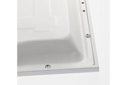 MODULAR LED light fixture, 40W, 4800lm, 3000K, AC220–240V, IP54, 120x30 cm, backplate