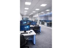 MODULAR LED light fixture, 28W, 4500lm, 4000K, AC220-240V, IP54, 60x60cm, backplate