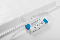 MODULAR LED light fixture, 28W, 4500lm, 4000K, AC220-240V, IP54, 60x60cm, backplate