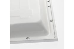 MODULAR LED light fixture, 40W, 4800lm, 3000K, AC220-240V, IP54, 60x60cm, backplate