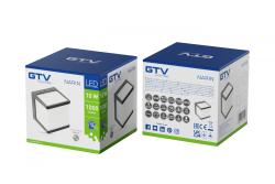 LED facade luminaire NARIN, 10 W, 1000 lm, IP54, 4000K, black
