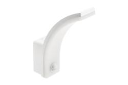 LED facade luminaire NICE with motion sensor, 20 W, 1900 lm, 4000K, IP65, corridor function, white