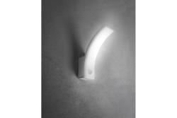 LED facade luminaire NICE with motion sensor, 20 W, 1900 lm, 4000K, IP65, corridor function, white