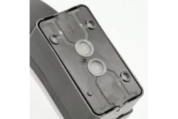 LED facade luminaire NICE with motion sensor, 20 W, 1900 lm, 4000K, IP65, corridor function, black