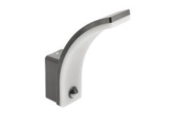 LED facade luminaire NICE with motion sensor, 20 W, 1900 lm, 4000K, IP65, corridor function, black