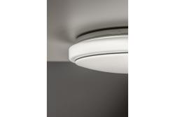 LED luminaire ROSALI, 24 W, 1920 lm, 4000K, AC180-250V, PF>0.5, IP44, Ø340 mm, round, white