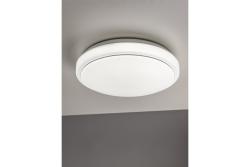LED luminaire ROSALI, 24 W, 1920 lm, 4000K, AC180-250V, PF>0.5, IP44, Ø340 mm, round, white