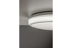 LED luminaire ROSALI, 24 W, 1920 lm, 4000K, AC180-250V, PF>0.5, IP44, Ø340 mm, round, white
